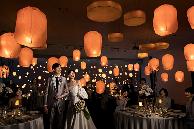 スカイランタン演出