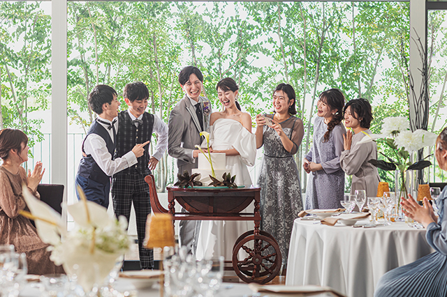 ケーキカット演出