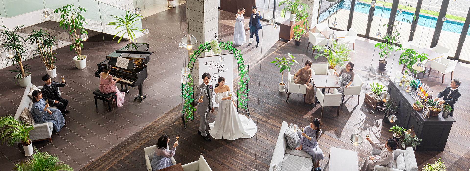 ゲストが心地よく過ごせるおもてなしの空間